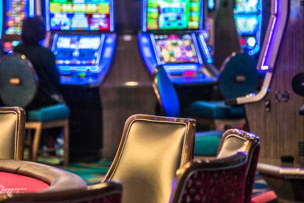 Live-dealer table with multiple camera angles and chat interface